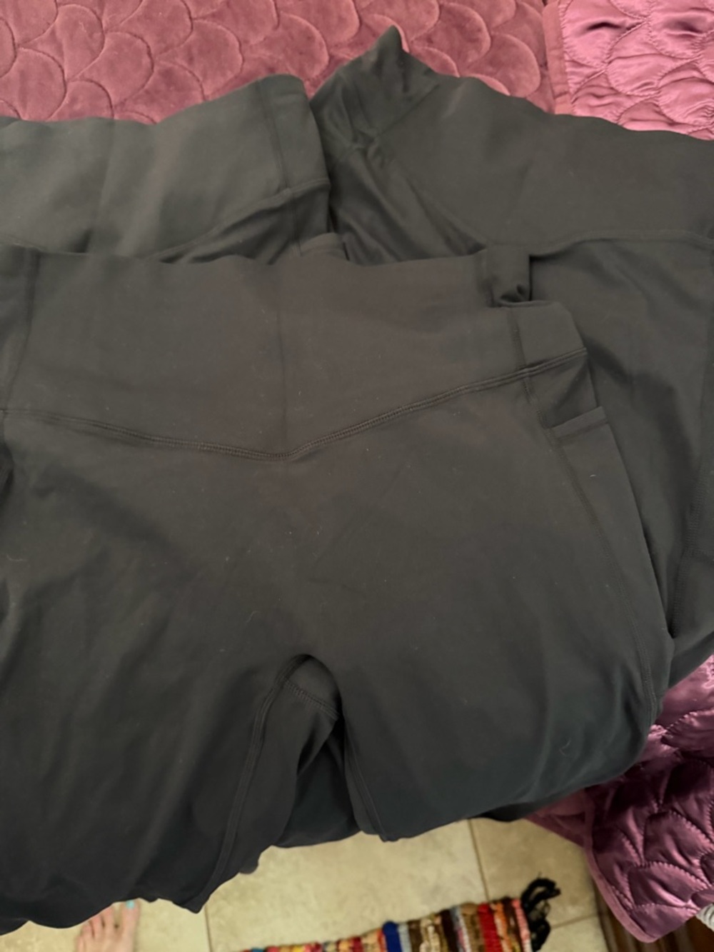 HALARA 3 pair large High-Waist Leggings read description for each. All one money